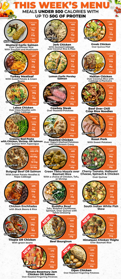 MIX & MATCH 6 WEEKLY MEALS PLAN
